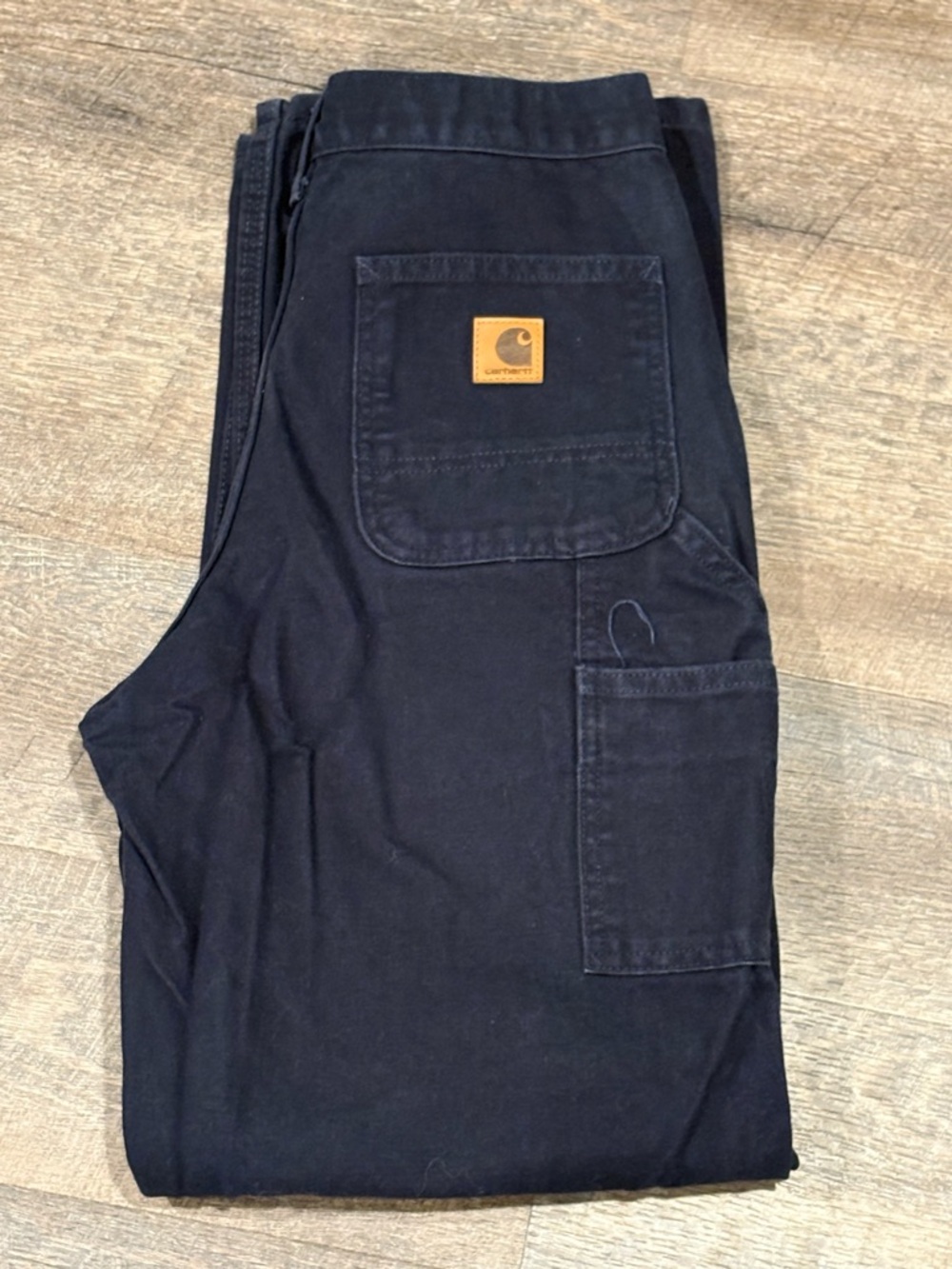 Carhartt Blue Utility Pants Dungaree Fit